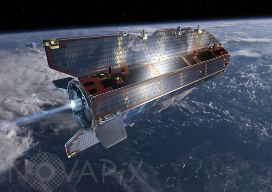 Satellite GOCE - Vue d'artiste