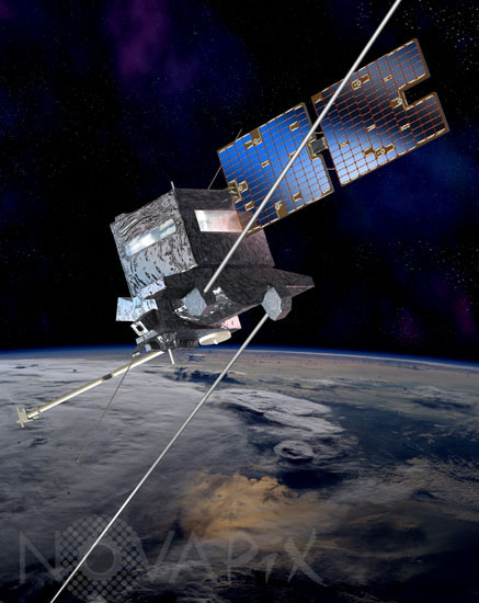 Microsatellite TARANIS - Artist view