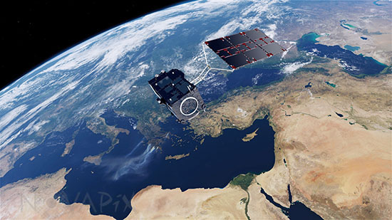 Satellite Sentinel-3 - Vue d'artiste