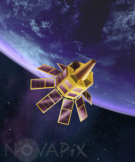 Satellite Eole, artwork