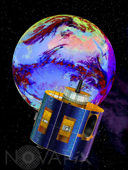 Satellite MSG-2-Meteosat 9