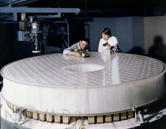Miroir du télescope spatial Hubble