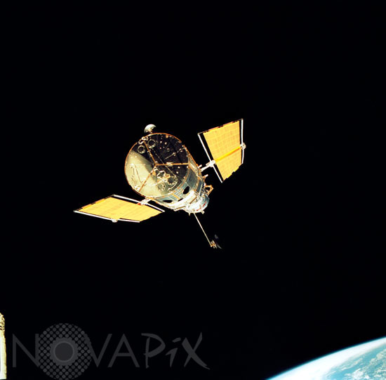 Hubble Space Telescope after deployment. 12/1993