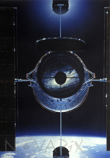Télescope spatial Hubble -Vue d'artiste