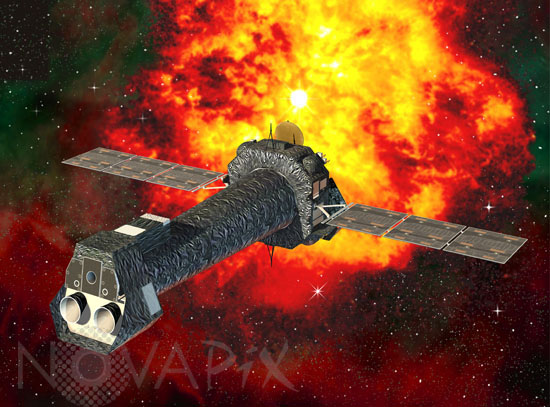 Télescope spatial XMM-Newton -Vue d'artiste
