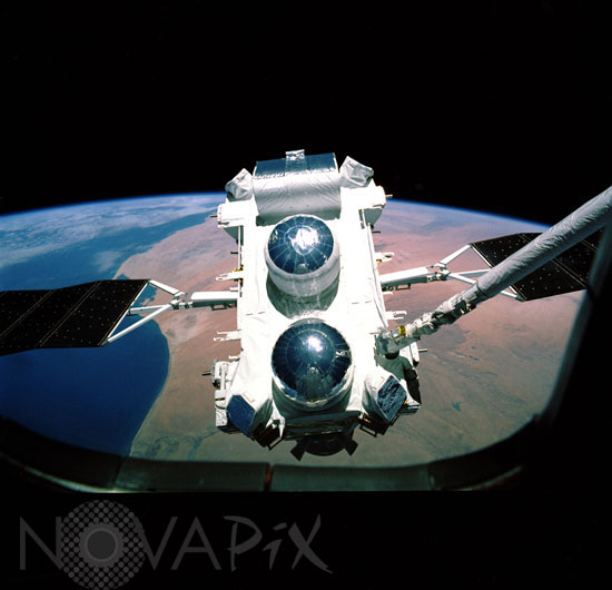 Télescope spatial CGRO -Déploiement 04/1991