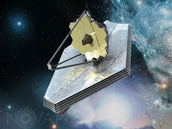 Télescope spatial James Webb (JWST) - Vue d'artiste
