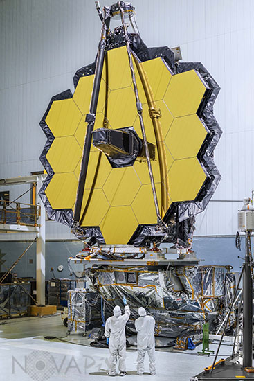 JWST in clean room
