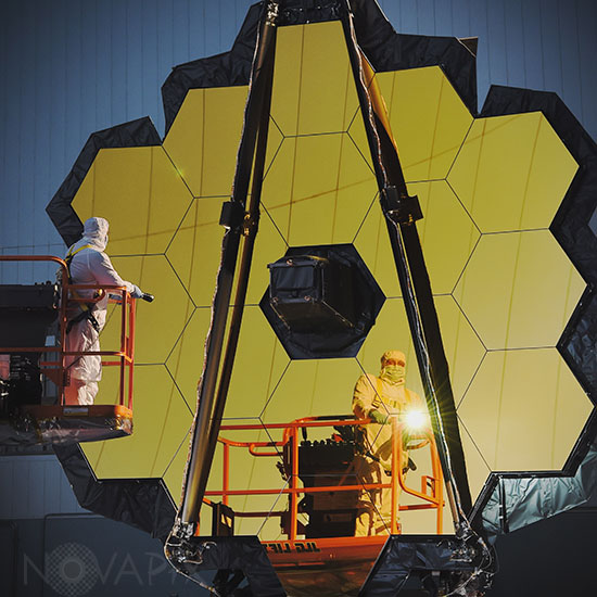 JWST in clean room