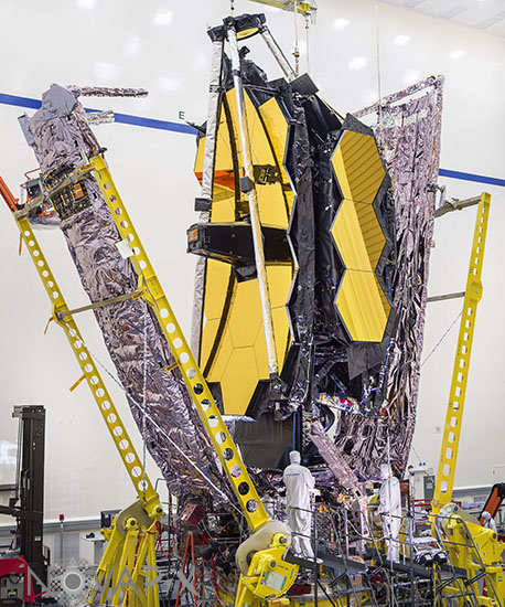JWST Partially Stowed