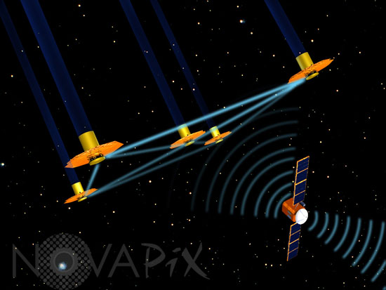 Darwin space telescope - Artist  view