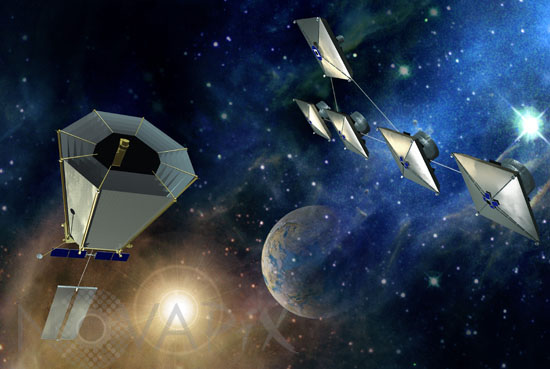 Télescope spatial TPF - Vue d'artiste