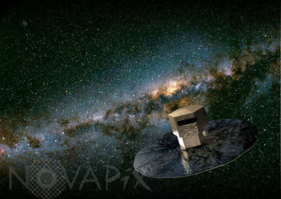 Satellite GAIA -Illustration