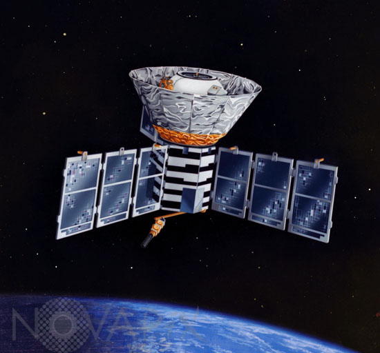 Satellite COBE -Illustration