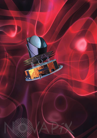 Satellite Planck. Artwork