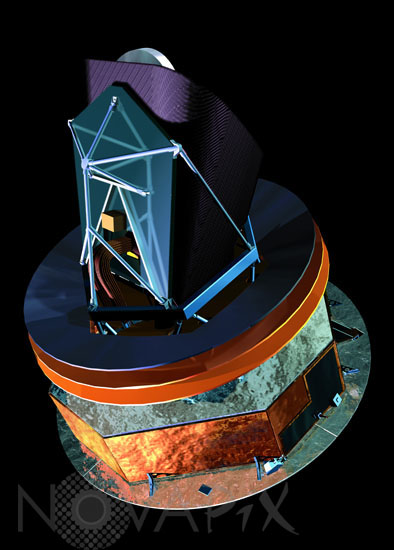 Planck satellite. Artwork