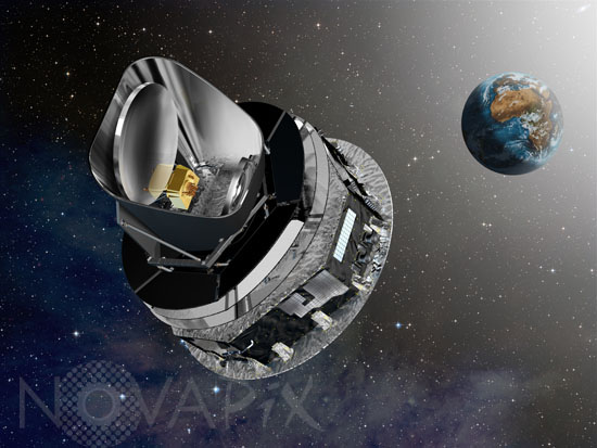 Satellite Planck. Artwork
