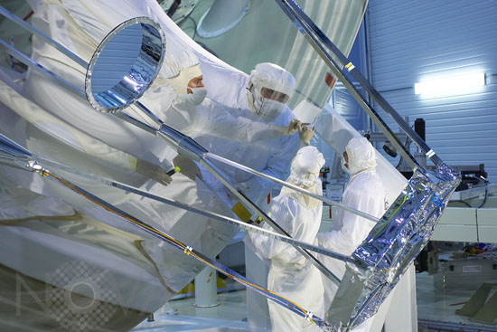 Miroir du satellite Herschel