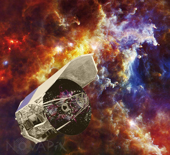 Satellite Herschel - Illustration