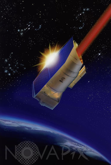 Satellite ISO-Vue d'artiste