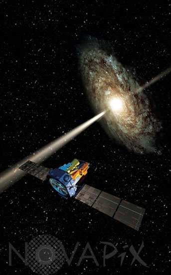 Satellite INTEGRAL-Vue d'artiste