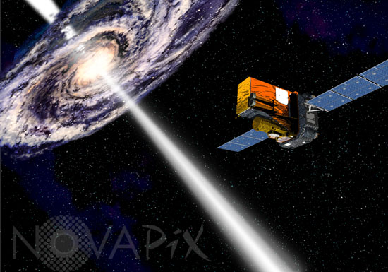Satellite INTEGRAL-Vue d'artiste
