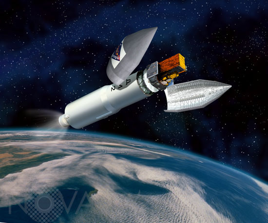Satellite INTEGRAL-Vue d'artiste
