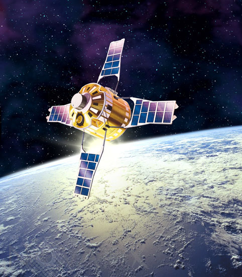 Satellite AURA D-2B-Vue d'artiste