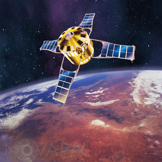 Satellite Tournesol. Artwork