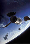 Télescope spatial Hubble -Vue d'artiste