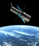 Télescope spatial Hubble -Vue d'artiste