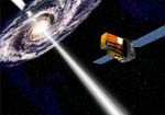 Satellite INTEGRAL-Vue d'artiste