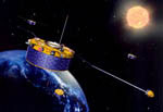 Satellites CLUSTER-Vue d'artiste