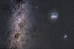 Voie lactée et Nuages de Magellan