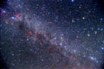 Voie lactée et constellations d'Automne