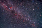 Voie lactée et constellations d'été