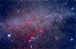 Voie lactée et constellations d'hiver