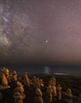 Voie lactée et Jupiter