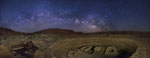 Voie lactée au-dessus de Chaco Canyon