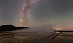 Voie Lactée sur Grand Prismatic Spring - Yellowstone 