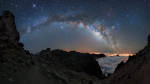 Voie lactée à La Palma