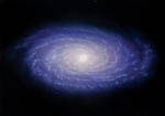Notre galaxie, la Voie lactée -Vue d'artiste