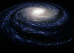 Our galaxy, the Milky Way. Artwork.