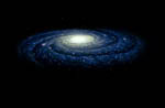 Our galaxy, the Milky Way. Artwork.