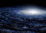 Our galaxy, the Milky Way. Artwork.