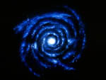 Notre galaxie, la Voie lactée -Vue d'artiste