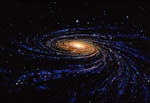 Notre galaxie, la Voie lactée - Vue d'artiste