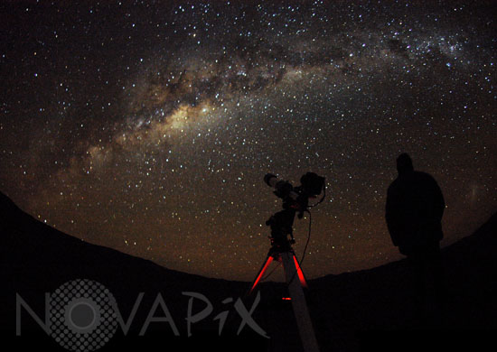 Milky Way over Atacama desert