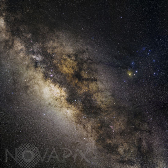Le centre de notre galaxie, la Voie lactée
