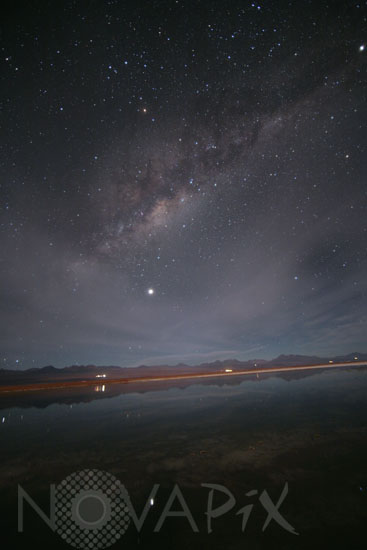 Voie lactée et Jupiter